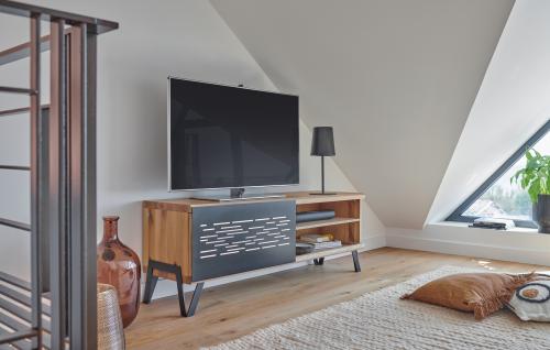 Grand meuble TV 1 porte coulissante 1 niche EDGE